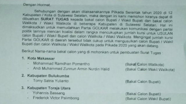 Beredar Surat DPD I Minta Penerbitan surat Tugas, MRP : Itu Bukan Produksi Kami