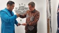 Arham Basmin Gagas Kerja Sama Antara KNPI Sulsel dan Konjen Australia