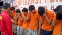 Konsumsi dan Edarkan Narkoba 9 Pemuda Asal Gowa Diamankan Polisi