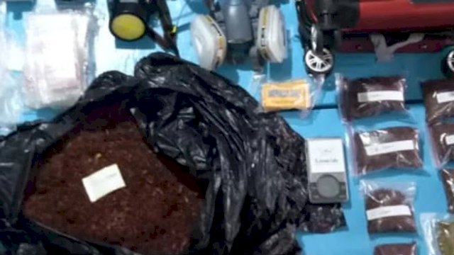 Barang Bukti Tembakau Sintetis