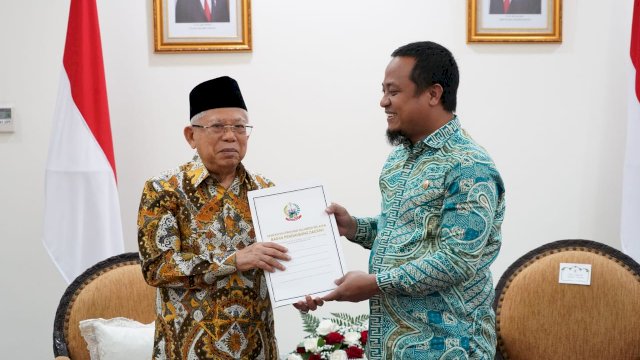 Wagub Sulsel Temui Wapres, Bahas Progres Pembangunan dan Program Strategis