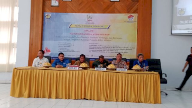 Ketua DPD KNPI Sulsel Hadiri Temu Pemuda di Soppeng