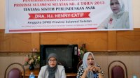 Di Hadapan Para Mahasiswa, Heni Latif Sosialisasi Perda Perlindungan Anak
