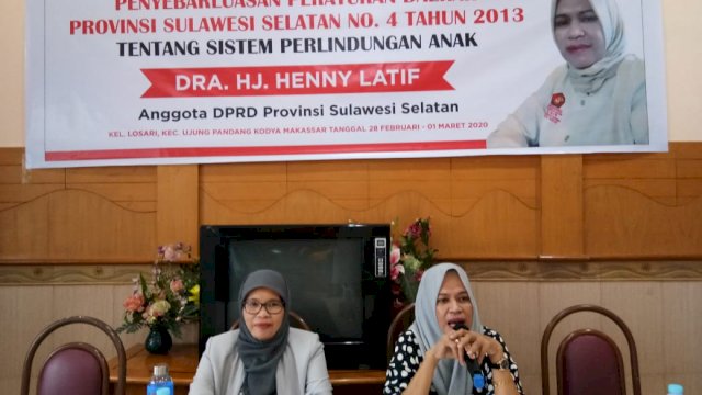 Di Hadapan Para Mahasiswa, Heni Latif Sosialisasi Perda Perlindungan Anak