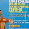 Cegah Corona dan DBD, Nurdin Abdullah Pimpin Rakor Kewaspadaan