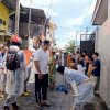 Rumah Almarhuma Disemprot Desinfektan
