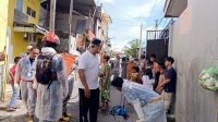 Rumah Almarhuma Disemprot Desinfektan