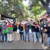 HMI CAGORA Bersama Masyarakat Gelar Aksi Penyemprotan Disinfektan.