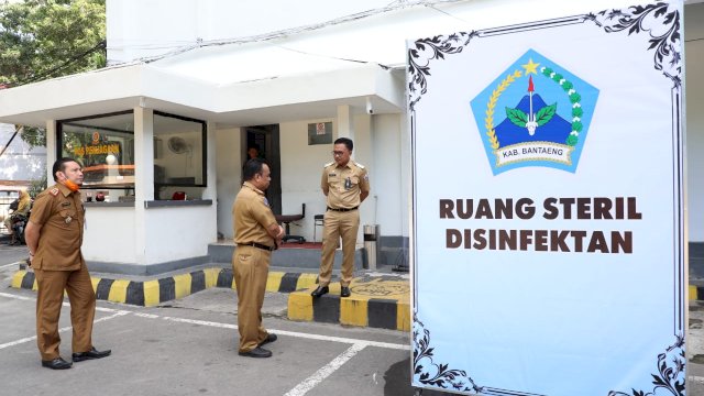 Pemkab Bantaeng Siapkan Ruang Steril Disinfektan