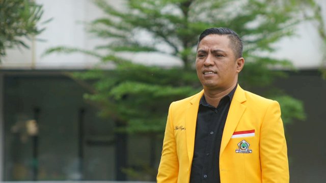Juru BIcara DPD I Golkar SUlsel Risman Pasigai