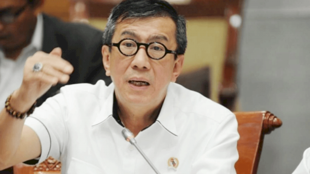 Menteri Hukum dan Ham Yasona Laoly