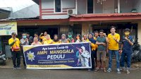 Lawan Covid-19, AMPI Manggala Turun Semprot Pemukiman Warga