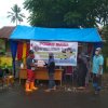 Satgas Kacatamatayyamo Serahkan Disinfektan ke Posko Covid Balong