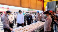 Kapolda Sulsel Tinjau Persiapan Dapur Lapangan Brimob