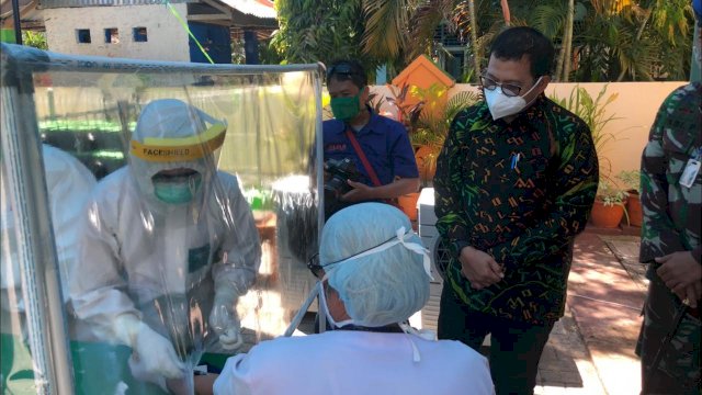 Sehari Jelang PSBB, Pemkot Makassar Lakukan Rapid Test Massal