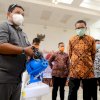 PT Sucofindo Serahkan Alat Semprot Elektrik Penanganan Covid-19 ke Gubernur Sulsel