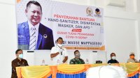 DPW Nasdem Sulsel Serahkan Bantuan APD ke Pemda Sidrap