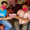 Makassar Masuk Zona Merah, Partai Gelora Berbagi Masker