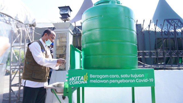 Wagub Fungsikan Water Station Bantuan Grab