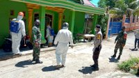 BPBD Baubau Masifkan Penyomprotan Desinfektan Ke Rumah Warga ODP