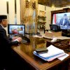 Hardiknas, Nurdin Abdullah Telekonferensi Bersama Stakeholder Bahas Belajar Dari Covid-19