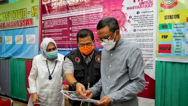 Bahas Evaluasi PSBB, Gubernur Sulsel Bersama Pj Walikota Makassar Bertemu