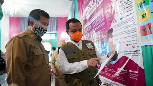 Kunjungi Posko Covid 19, Wagub Sulsel Beri Apresiasi