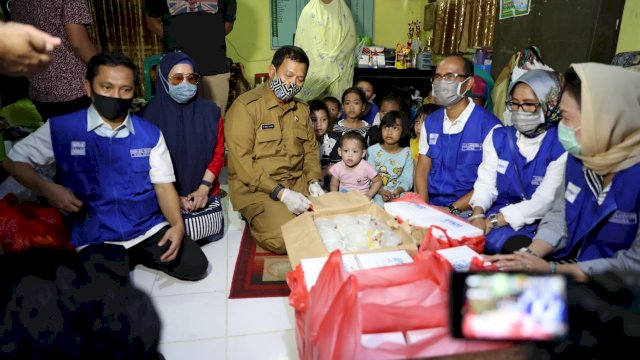 Bersama Apindo Sulsel, Iqbal Blusukan ke Panti Asuhan