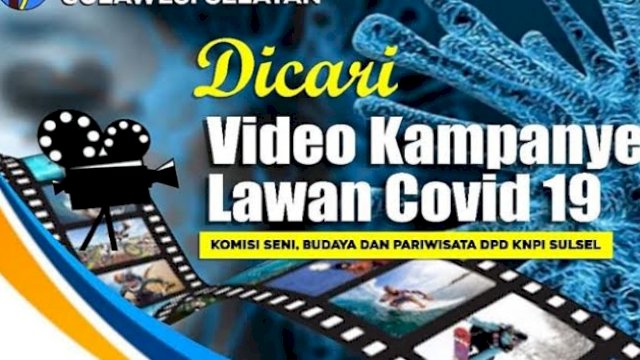Final, Inilah Tiga Video Terbaik Lomba Kampanye Lawan Covid-19 KNPI Sulsel
