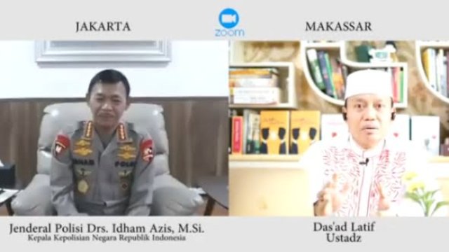 ‘Ngopi’ Bareng Ustaz Das’ad Latif, Kapolri Minta Warga Ikuti Anjuran Ulama saat Covid-19