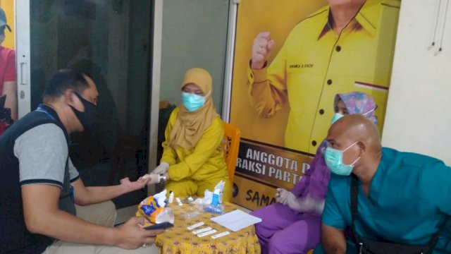 Hamka B. Kady Lakukan Rapid Test di Makassar