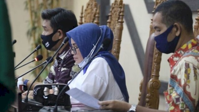 Koordinator Banggar DPRD Kota Makassar Adi Rasid Ali Memimpin Langsung Proses Pelaksanaan Rapat Banggar