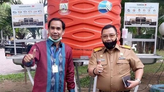 DPRD Makassar Salurkan Bantuan Alat Penyemprot Tubuh