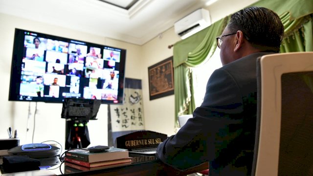 Nurdin Abdullah Halal Bihalal Virtual Bersama Alumni Jepang