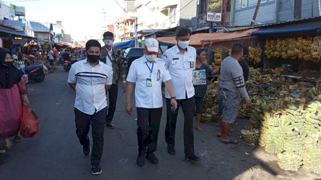 Pantau Protokol Kesehatan, Yusran Jusuf Sidak Pasar Terong