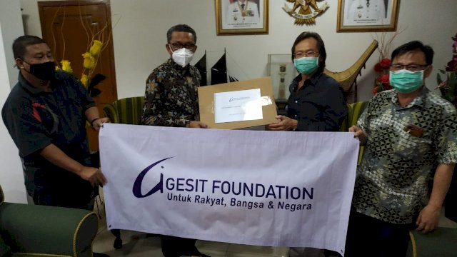 Pemprov Sulsel Terima Donasi Tiga Ventilator dari Gesit Foundation