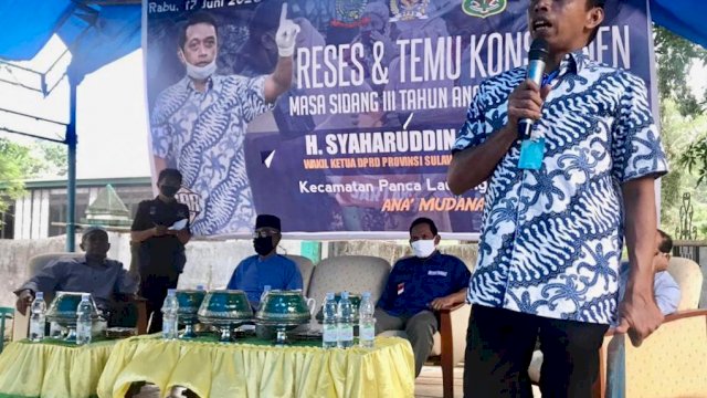 Di hari ke tiga Syahar Gelar Reses Masa Sidang III Tahun 2020 di Tellulimpoe