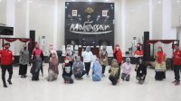 Masniawati Bersama Pengurus PKK Makassar Kampanyekan Senam Ringan Lawan Covid
