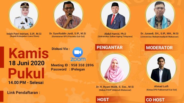 Fokkermapi Sulsel Bekerjasama Prodi Ilmu Pemerintahan  Fisip Unismuh Makassar