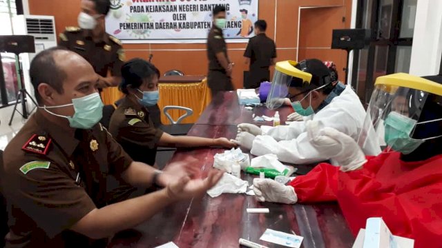 Tim Gugus Bantaeng Masukkan SKrining Corona