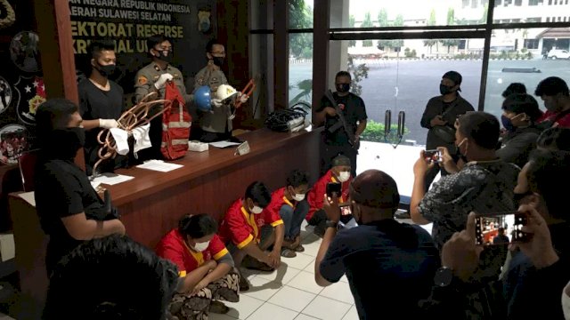 Polda Sulsel Ringkus Sindikat Pencuurian Kable PLN