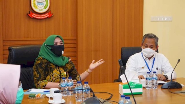 Ina Kartika Sari Pimpin Rombongan DPRD Sulsel Ke Balaikota Makassar