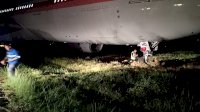 Pesawat Garuda Tergelincir, 14 Penumpang Selamat