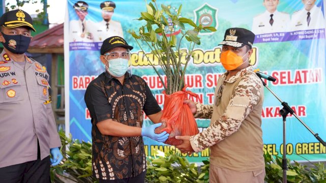 Wagub Tanam Mangrove di Pesisir Paria Lau Takalar