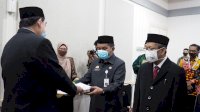 Lantik Empat Pejabat, Sekprov Ingatkan Pelayanan untuk Masyarakat Tak Boleh Kendor