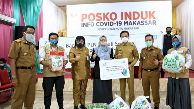 PJ Walikota Terima Bantuan Sembako 3 Ton Beras dari PLN