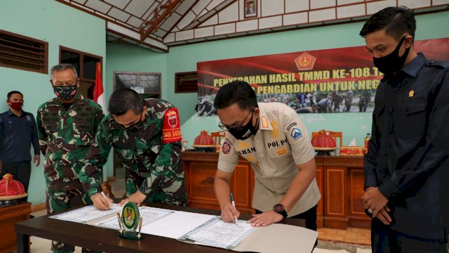 Bupati Bantaeng Ajak Warga Jaga Hasil Karya TMMD