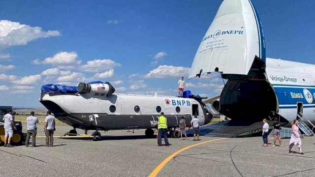 Helikopter Chinook BNPB Siap Beraksi