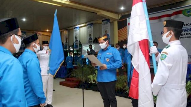 Ini Pesan Ketua DPD KNPI Sulsel Saat Lantik Pengurus KNPI Maros
