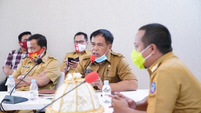 Wagub Sulsel Pimpin Rapat Perkembangan Pembangunan RPH, Target Rampung Oktober 2020